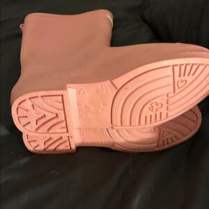 Pink Rubber Boots